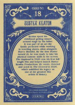 2012 Panini Golden Age #18 Buster Keaton Back