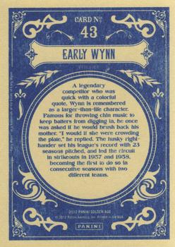 2012 Panini Golden Age #43 Early Wynn Back