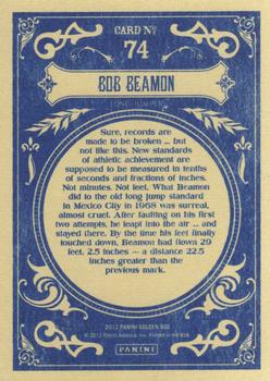 2012 Panini Golden Age #74 Bob Beamon Back