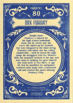 2012 Panini Golden Age #80 Dick Fosbury Back