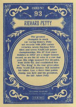 2012 Panini Golden Age #93 Richard Petty Back