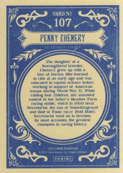 2012 Panini Golden Age #107 Penny Chenery Back