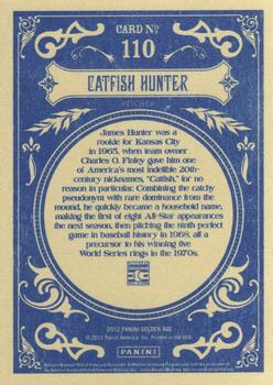 2012 Panini Golden Age #110 Catfish Hunter Back