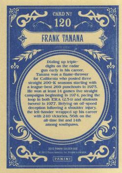 2012 Panini Golden Age #120 Frank Tanana Back