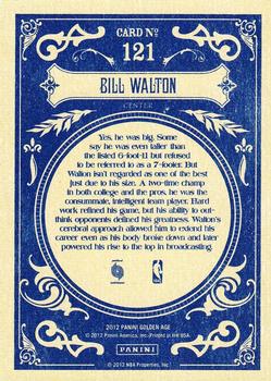 2012 Panini Golden Age #121 Bill Walton Back