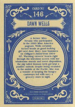 2012 Panini Golden Age #146 Dawn Wells Back
