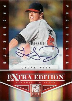 2012 Panini Elite Extra Edition #116 Lucas Sims Front