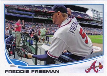 2013 Topps #105 Freddie Freeman Front