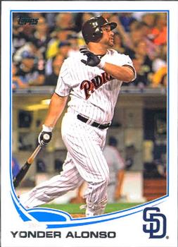 2013 Topps #223 Yonder Alonso Front