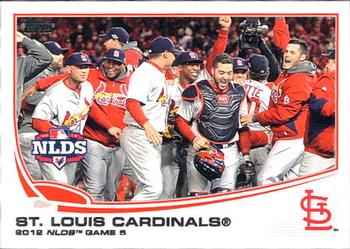 2013 Topps #269 St. Louis Cardinals Front