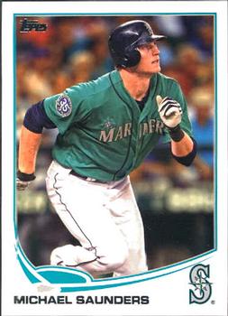 2013 Topps #297 Michael Saunders Front