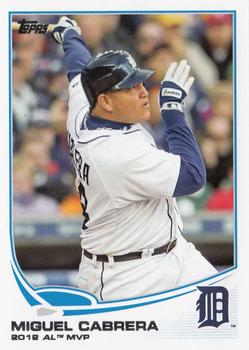 2013 Topps #374 Miguel Cabrera Front