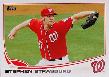 2013 Topps #500 Stephen Strasburg Front