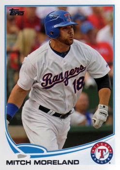 2013 Topps #18 Mitch Moreland Front