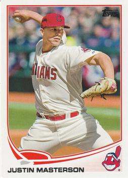 2013 Topps #63 Justin Masterson Front