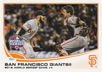2013 Topps #67 San Francisco Giants Front