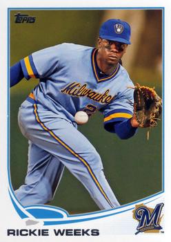 2013 Topps #123 Rickie Weeks Front