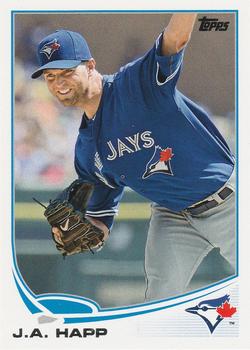 2013 Topps #163 J.A. Happ Front