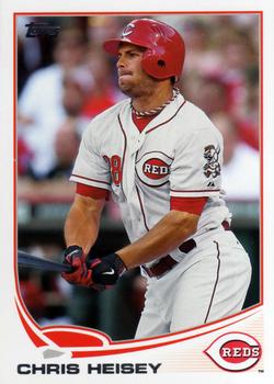 2013 Topps #195 Chris Heisey Front