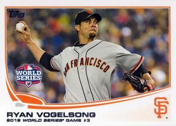 2013 Topps #196 Ryan Vogelsong Front