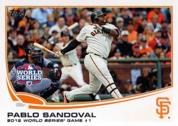 2013 Topps #298 Pablo Sandoval Front