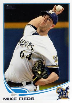 2013 Topps #398 Mike Fiers Front