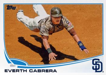 2013 Topps #412 Everth Cabrera Front