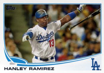2013 Topps #487 Hanley Ramirez Front