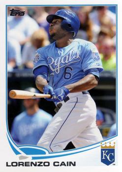 2013 Topps #572 Lorenzo Cain Front