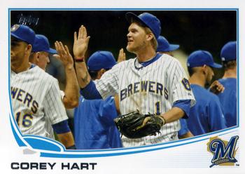 2013 Topps #574 Corey Hart Front