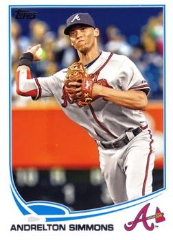 2013 Topps #581 Andrelton Simmons Front