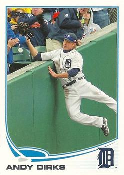 2013 Topps #630 Andy Dirks Front