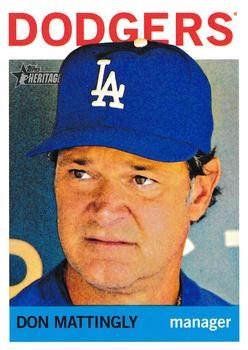 2013 Topps Heritage #101 Don Mattingly Front