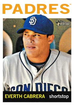 2013 Topps Heritage #178 Everth Cabrera Front