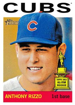 2013 Topps Heritage #191 Anthony Rizzo Front