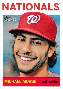 2013 Topps Heritage #213 Mike Morse Front