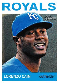 2013 Topps Heritage #265 Lorenzo Cain Front