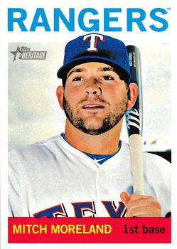 2013 Topps Heritage #295 Mitch Moreland Front