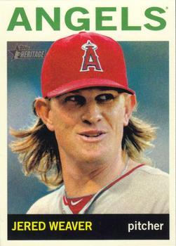 2013 Topps Heritage #449 Jered Weaver Front
