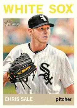 2013 Topps Heritage #455 Chris Sale Front