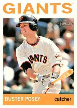 2013 Topps Heritage #490 Buster Posey Front