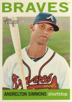 2013 Topps Heritage #22 Andrelton Simmons Front