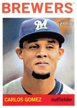 2013 Topps Heritage #71 Carlos Gomez Front