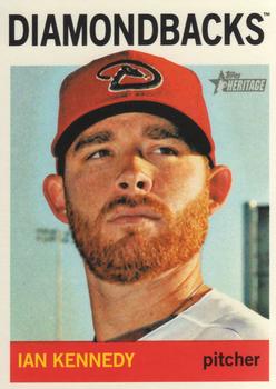 2013 Topps Heritage #185 Ian Kennedy Front