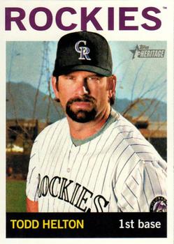 2013 Topps Heritage #305 Todd Helton Front