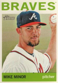 2013 Topps Heritage #333 Mike Minor Front