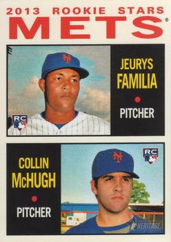 2013 Topps Heritage #398 Mets Rookie Stars (Jeurys Familia / Collin McHugh) Front