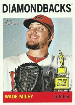 2013 Topps Heritage #474 Wade Miley Front