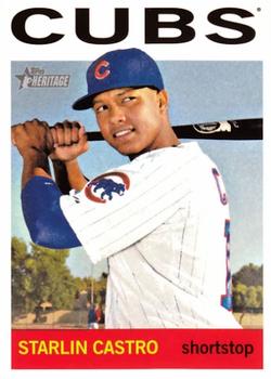 2013 Topps Heritage #485 Starlin Castro Front