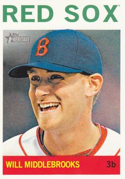 2013 Topps Heritage #60 Will Middlebrooks Front
